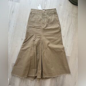NWT Anthropology long line skirt, amazing thick fabric
